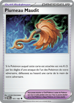 Carte Pokémon Plumeau Maudit 161/182 Peu commune Faille Paradoxe