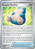 Carte Pokémon Poupée Ronflex 175/182 Peu commune Faille Paradoxe