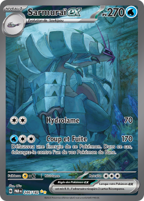 Carte Pokémon Sarmuraï-ex 246/182 Alternative Faille Paradoxe