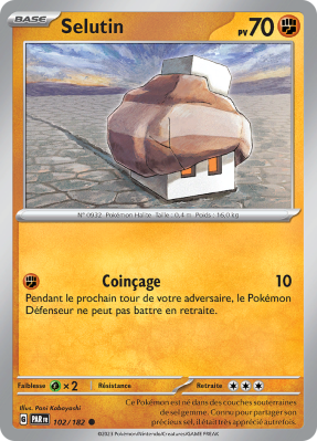Carte Pokémon Selutin 102/182 Commune Faille Paradoxe
