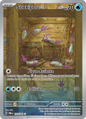 Carte Pokémon Sovkipou 191/182 AR Faille Paradoxe