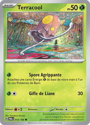 Carte Pokémon Terracool 015/182 Commune Faille Paradoxe