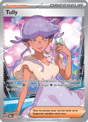 Carte Pokémon Tully 244/182 Ultra Rare Faille Paradoxe