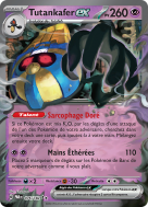 Carte Pokémon Tutankafer-ex 076/182 Double rare Faille Paradoxe