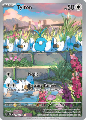 Carte Pokémon Tylton 213/182 AR Faille Paradoxe