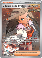 Carte Pokémon Vitalité de la Professeure Olim 239/182 Ultra Rare Faille Paradoxe