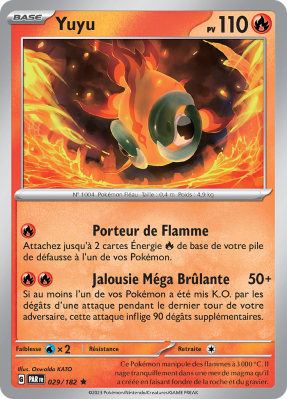 Carte Pokémon Yuyu 029/182 Holographique Faille Paradoxe