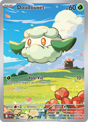 Carte Pokémon Doudouvet 090/086 AR Flamme Blanche