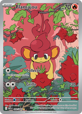 Carte Pokémon Flamajou 099/086 AR Flamme Blanche