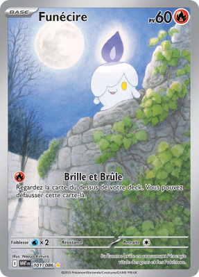 Carte Pokémon Funécire 101/086 AR Flamme Blanche