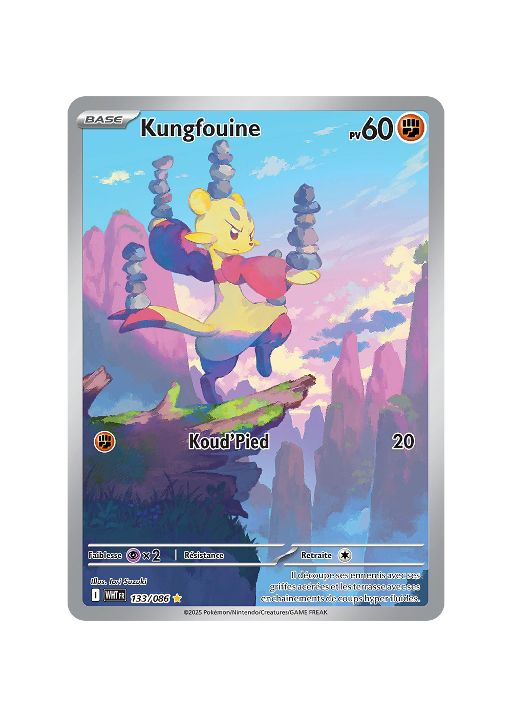 Kungfouine - Flamme Blanche - EV10-5 - Cartes Pokémon Kungfouine - Flamme Blanche - EV10-5 - Cartes Pokémon