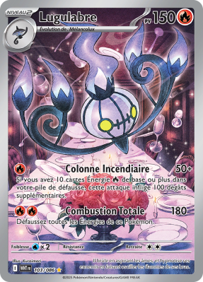 Carte Pokémon Lugulabre 103/086 AR Flamme Blanche