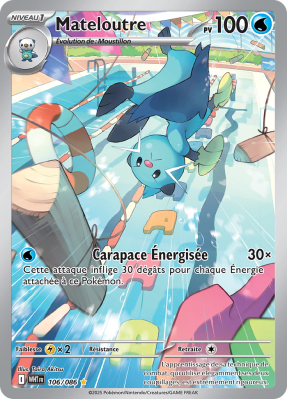 Carte Pokémon Mateloutre 106/086 AR Flamme Blanche