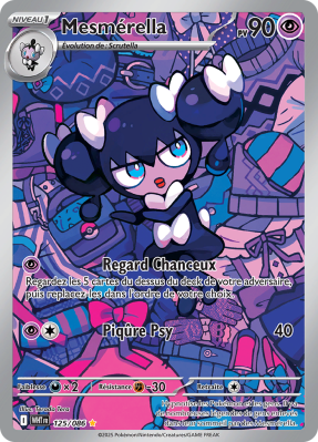 Carte Pokémon Mesmérella 125/086 AR Flamme Blanche