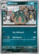 Carte Pokémon Miasmax 060/086 Peu commune Flamme Blanche
