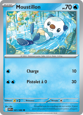 Carte Pokémon Moustillon 021/086 Commune Flamme Blanche