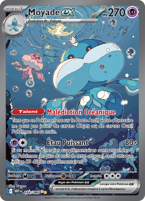 Carte Pokémon Moyade-ex 168/086 Alternative Flamme Blanche