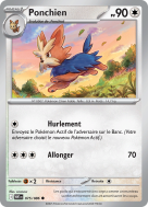Carte Pokémon Ponchien 075/086 Commune Flamme Blanche