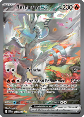 Carte Pokémon Reshiram-ex 166/086 Alternative Flamme Blanche