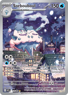 Carte Pokémon Sorbouboul 113/086 AR Flamme Blanche