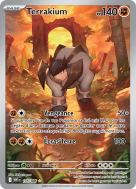 Carte Pokémon Terrakium 135/086 AR Flamme Blanche