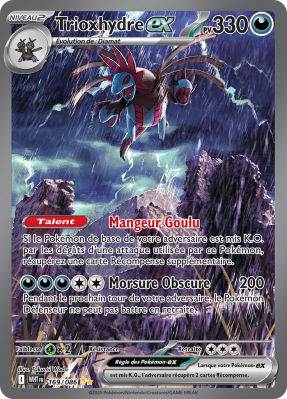 Carte Pokémon Trioxhydre-ex 169/086 Alternative Flamme Blanche