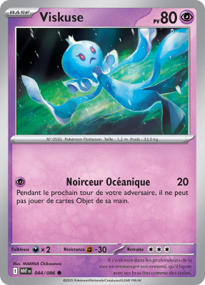 Carte Pokémon Viskuse 044/086 Commune Flamme Blanche