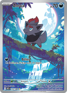 Carte Pokémon Zorua 142/086 AR Flamme Blanche