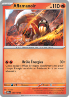 Carte Pokémon Aflamanoir 039/197 Commune Flammes Obsidiennes