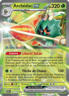 Carte Pokémon Archéduc-ex 015/197 Double rare Flammes Obsidiennes