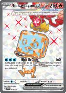 Carte Pokémon Bekaglaçon-ex 210/197 Ultra Rare Flammes Obsidiennes