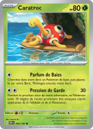 Carte Pokémon Caratroc 005/197 Commune Flammes Obsidiennes
