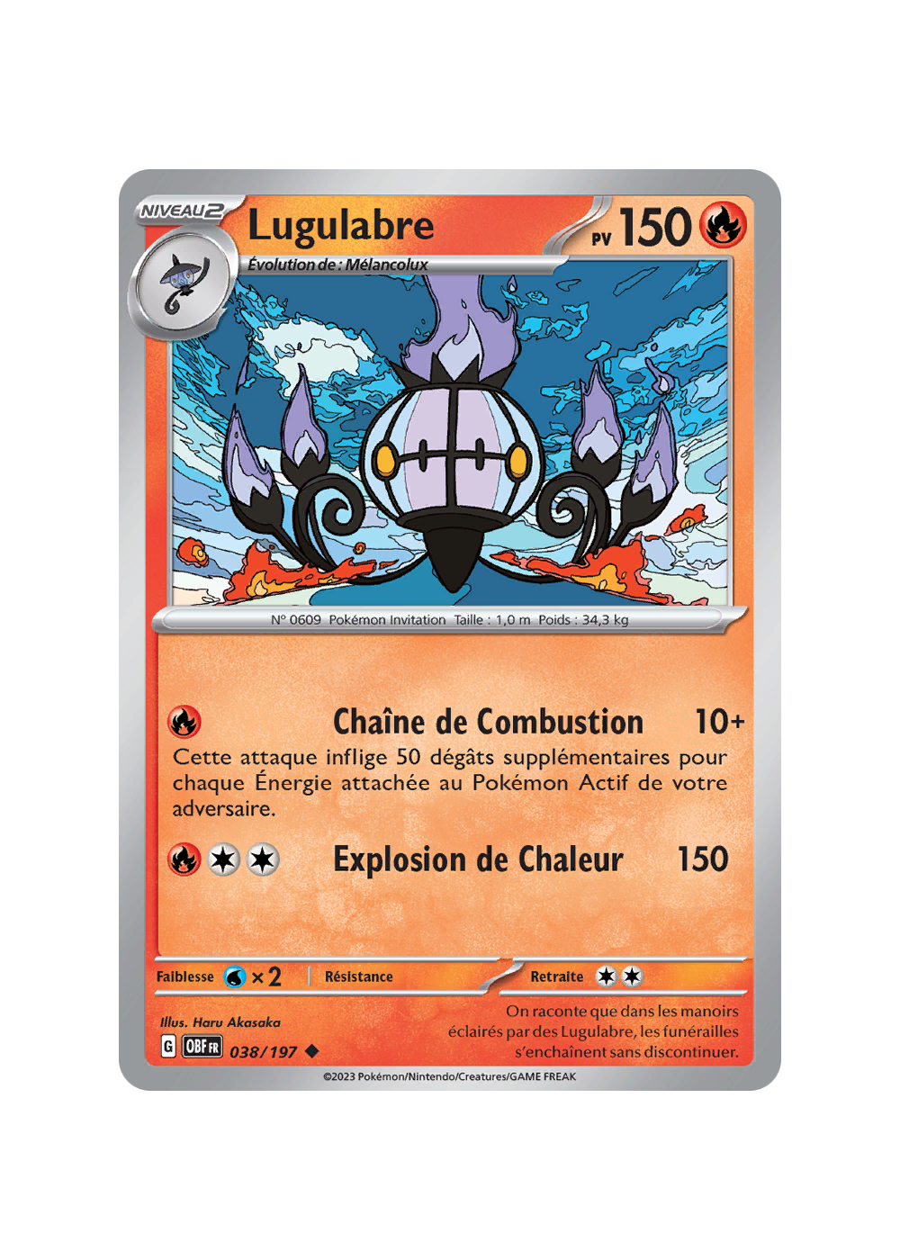 Carte Pokémon Lugulabre 018/086 Holo EV10.5 Flamme Blanche - Collection