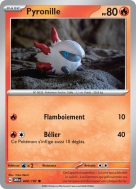 Carte Pokémon Pyronille 040/197 Commune Flammes Obsidiennes