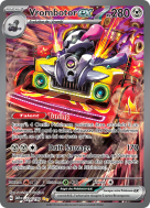 Carte Pokémon Vrombotor-ex 224/197 Alternative Flammes Obsidiennes