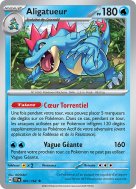 Carte Pokémon Aligatueur 041/162 Holographique Forces Temporelles