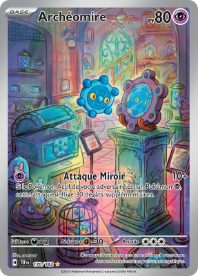 Carte Pokémon Archéomire 170/162 AR Forces Temporelles