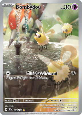 Carte Pokémon Bombydou 172/162 AR Forces Temporelles