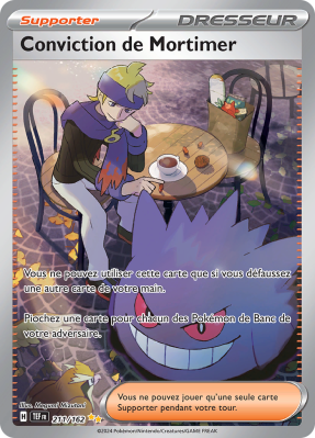Carte Pokémon Conviction de Mortimer 211/162 Alternative Forces Temporelles