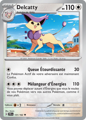 Carte Pokémon Delcatty 131/162 Peu commune Forces Temporelles
