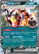 Carte Pokémon Farigiraf-ex 108/162 Double rare Forces Temporelles