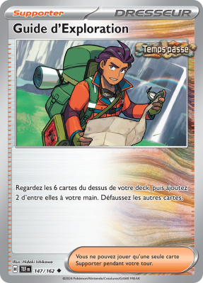 Carte Pokémon Guide d'Exploration 147/162 Peu commune Forces Temporelles