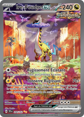 Carte Pokémon Ire-Foudre-ex 208/162 Alternative Forces Temporelles