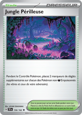 Carte Pokémon Jungle Périlleuse 156/162 Peu commune Forces Temporelles