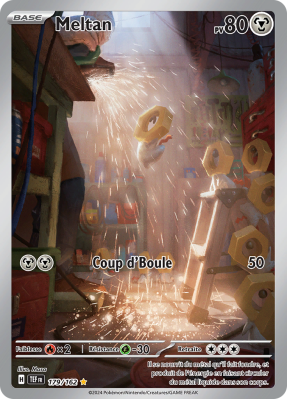 Carte Pokémon Meltan 179/162 AR Forces Temporelles