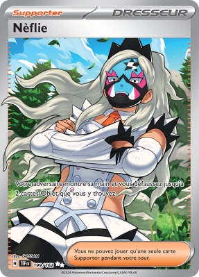 Carte Pokémon Nèflie 199/162 Ultra Rare Forces Temporelles