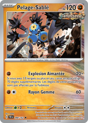 Carte Pokémon Pelage-Sablé 098/162 Peu commune Forces Temporelles