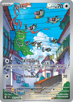 Carte Pokémon Pijako 181/162 AR Forces Temporelles