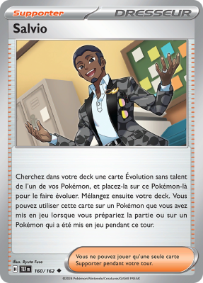 Carte Pokémon Salvio 160/162 Peu commune Forces Temporelles