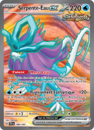 Carte Pokémon Serpente-Eau-ex 189/162 Ultra Rare Forces Temporelles